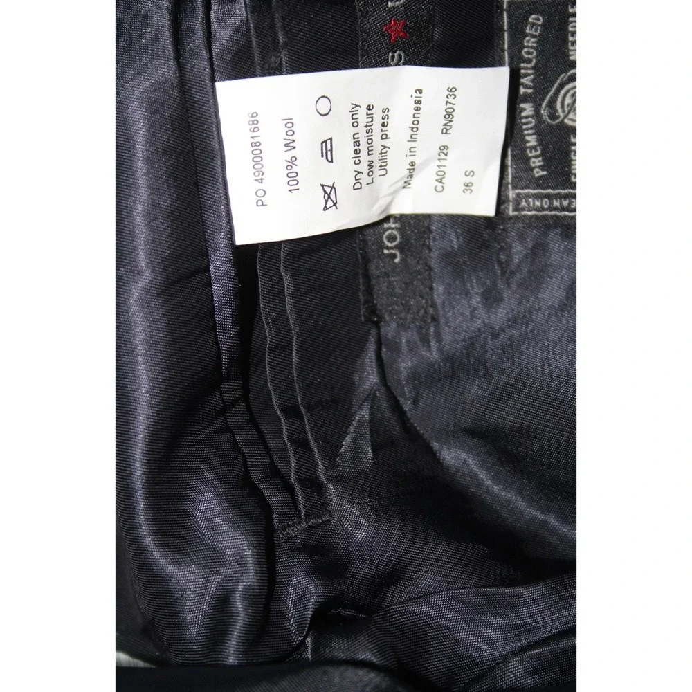 JOHN VARVATOS USA 36S Royal Blue Blazer Jacket 2 Button 2 Vent